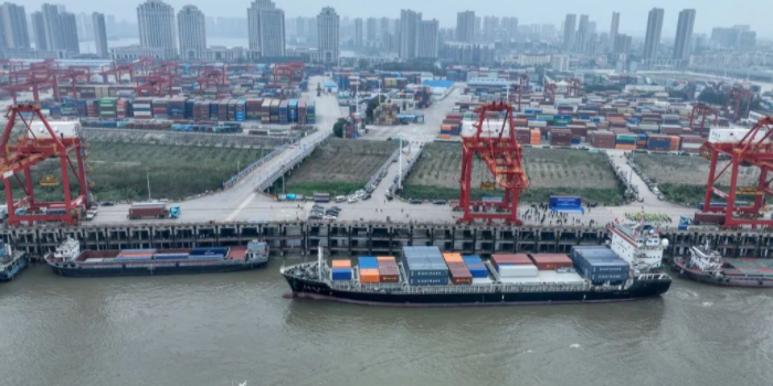 大运河宿迁段运量增长8%，江阴港海铁联运破6万标箱