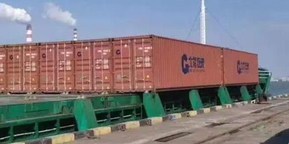 北部湾到广州港海运卷钢初次使用集装箱