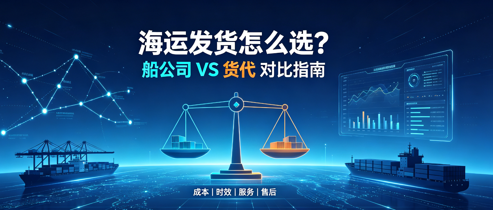 内贸海运发货选船公司还是货代？成本、服务、售后全维度对比