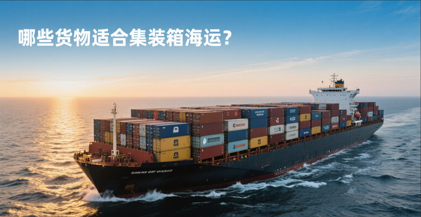 哪些货物适合集装箱海运？